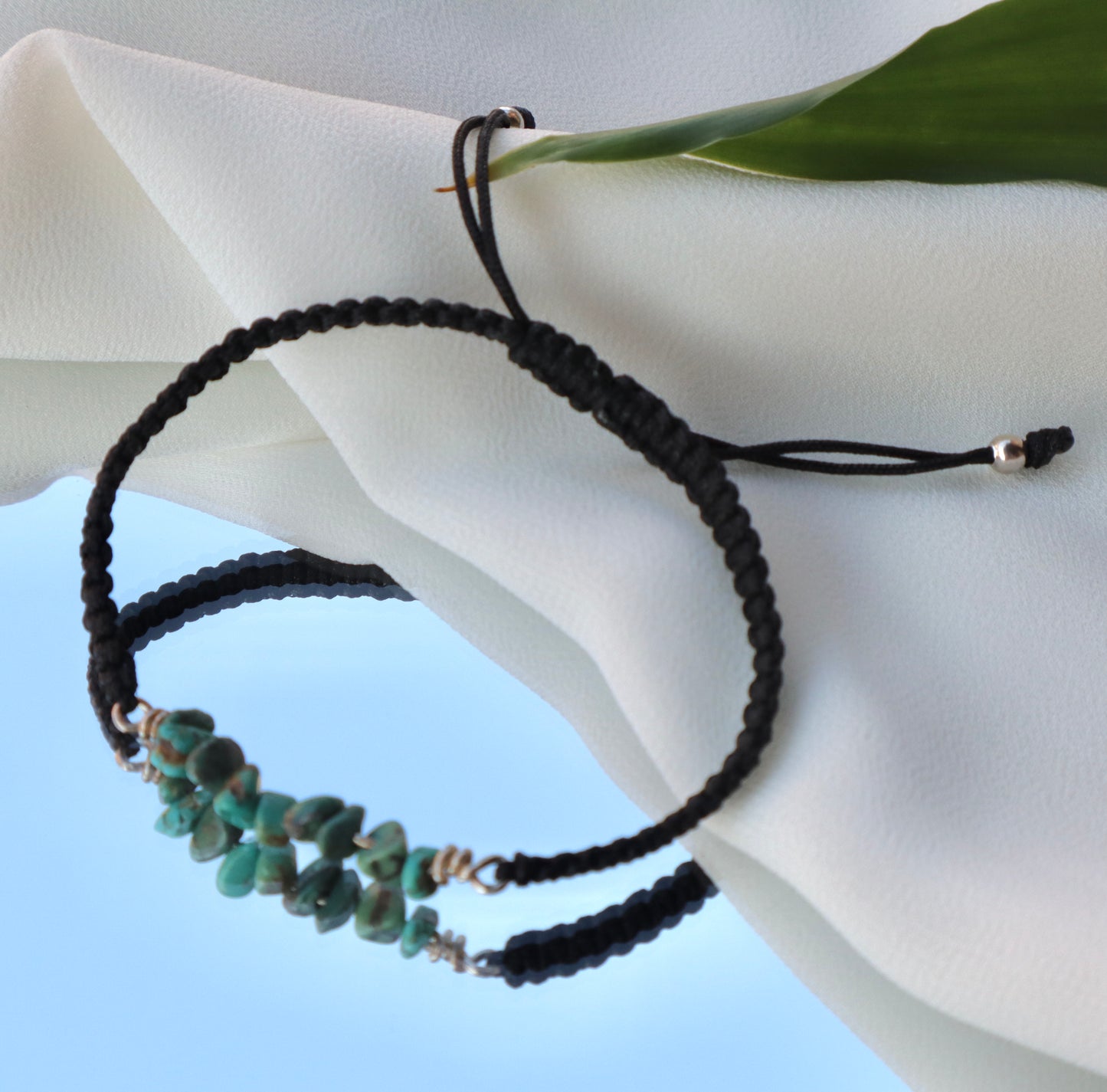 Genuine Nishabouri Turquoise Willpower & Wealth Bracelet