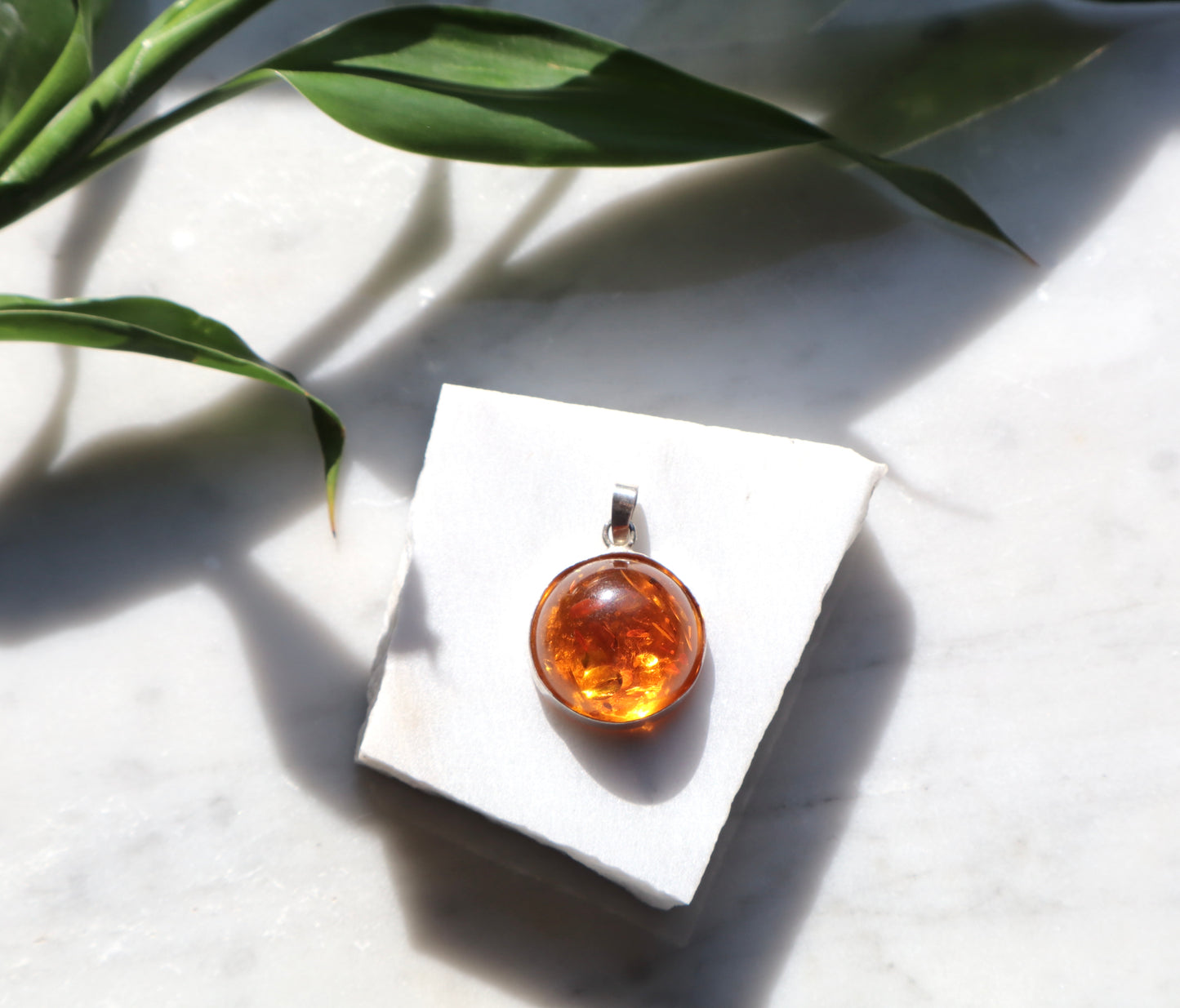 Amber Pain Relief & Negativity Absorbtion Pendant