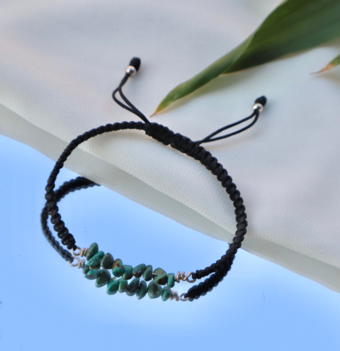 Genuine Nishabouri Turquoise Willpower & Wealth Bracelet