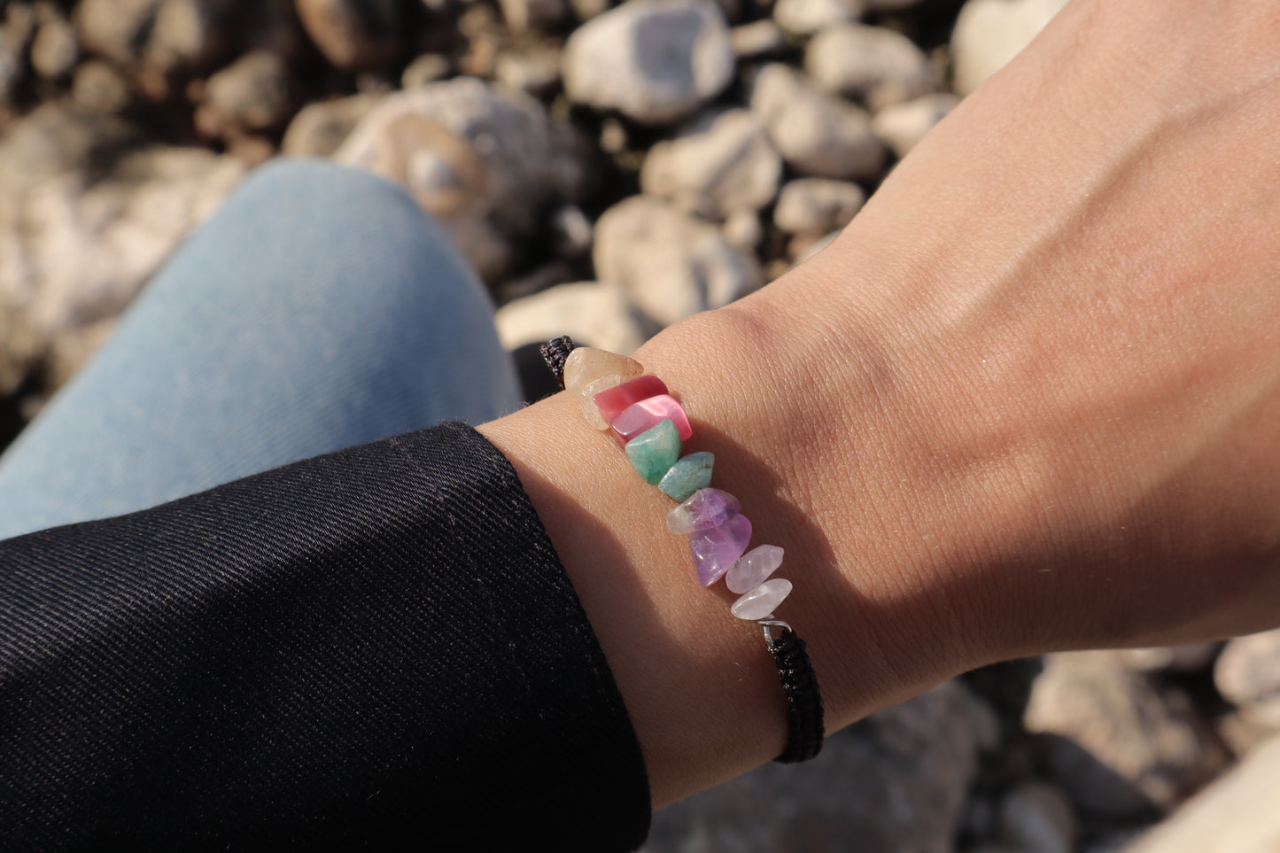 Mixed Colorful Gemstones Freshness & Serenity Bracelets