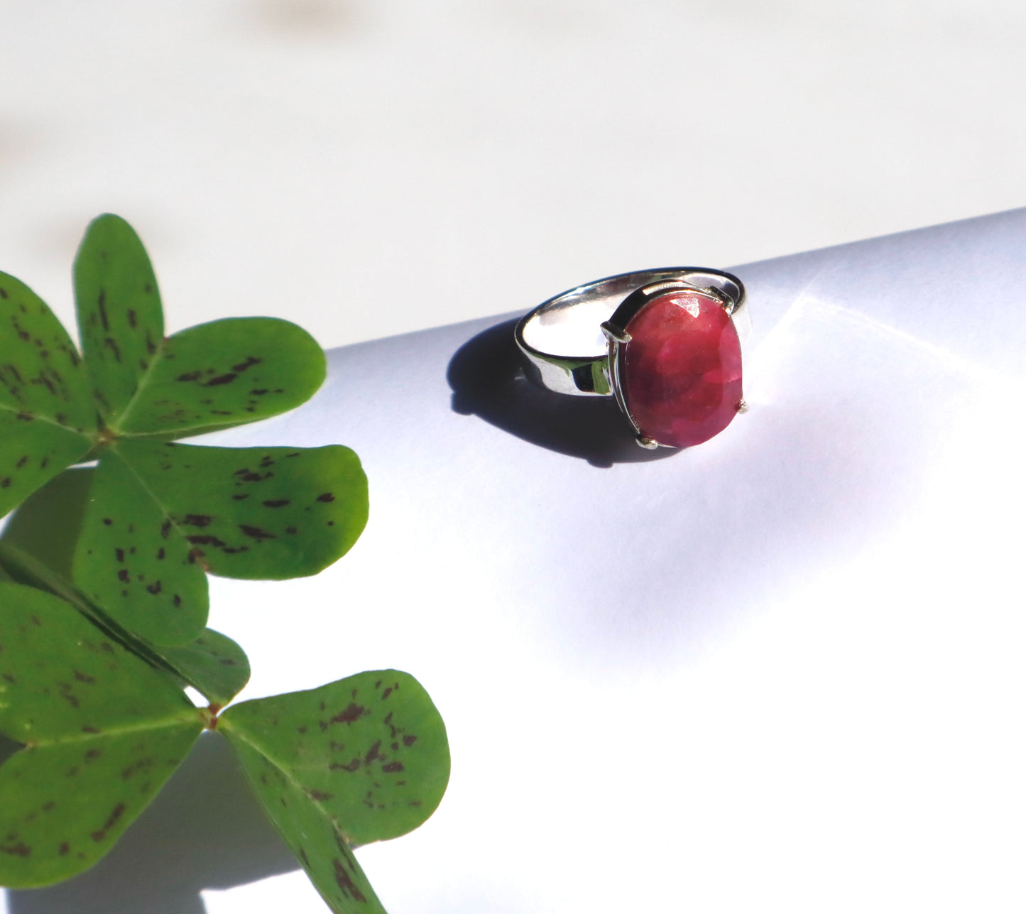 Ruby Strength, Love, & Passion 925 Sterling Silver Ring
