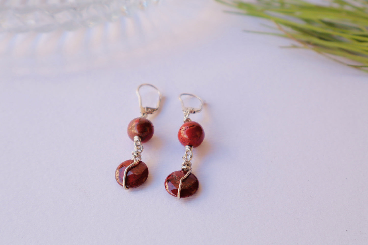 Red Jasper Earrings