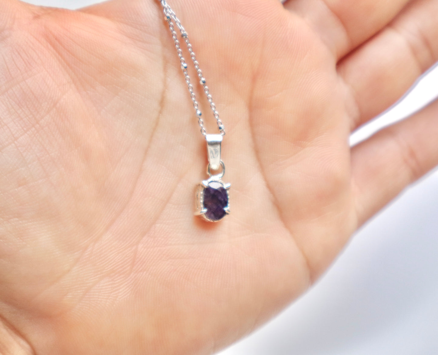 Emerald/Sapphire Strength & Happiness Necklaces