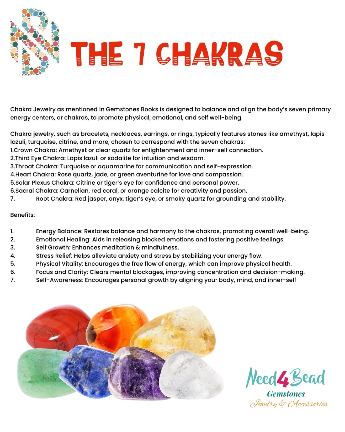 Chakra Healing & Body Balancing Bracelet