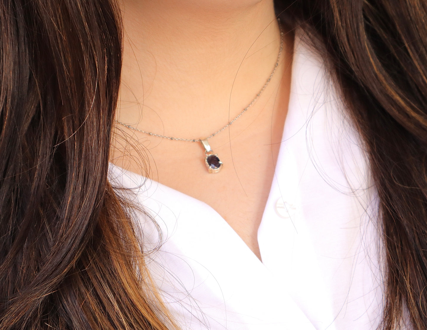 Emerald/Sapphire Strength & Happiness Necklaces