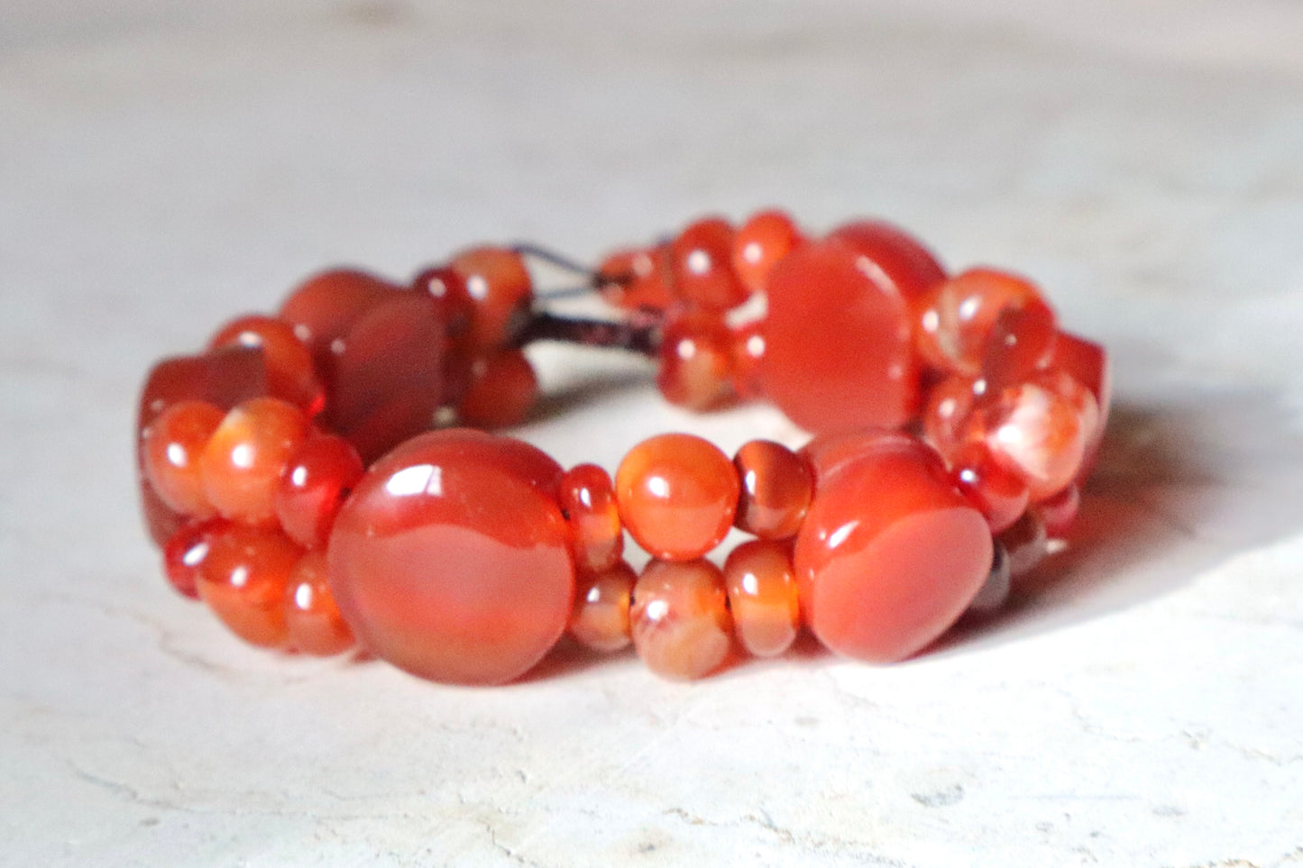 Carnelian/Agate Courage & Confidence Bracelet