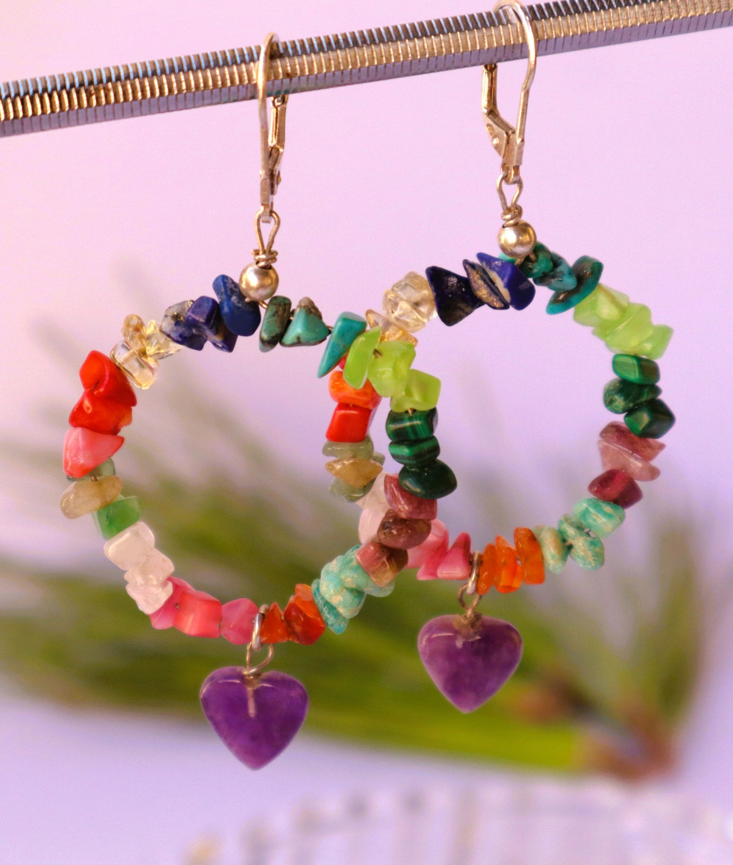 Mixed Stones Bomb of Benefits & Colors Ladies’ Earrings