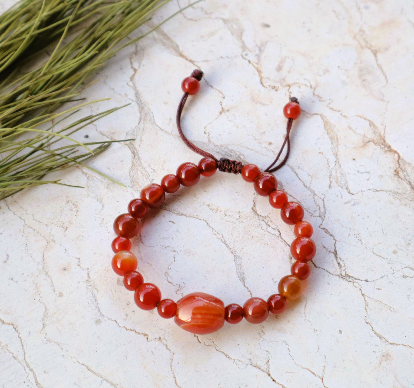 Carnelian/Agate Pain Relief & Digestion Improvement Bracelets