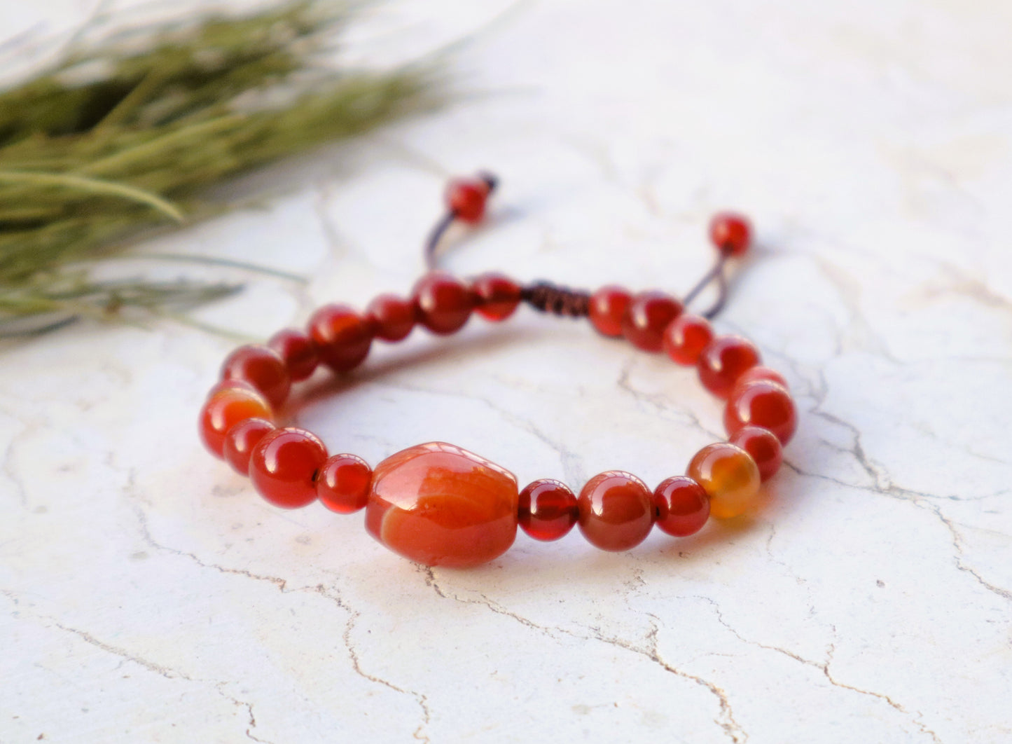 Carnelian/Agate Pain Relief & Digestion Improvement Bracelets