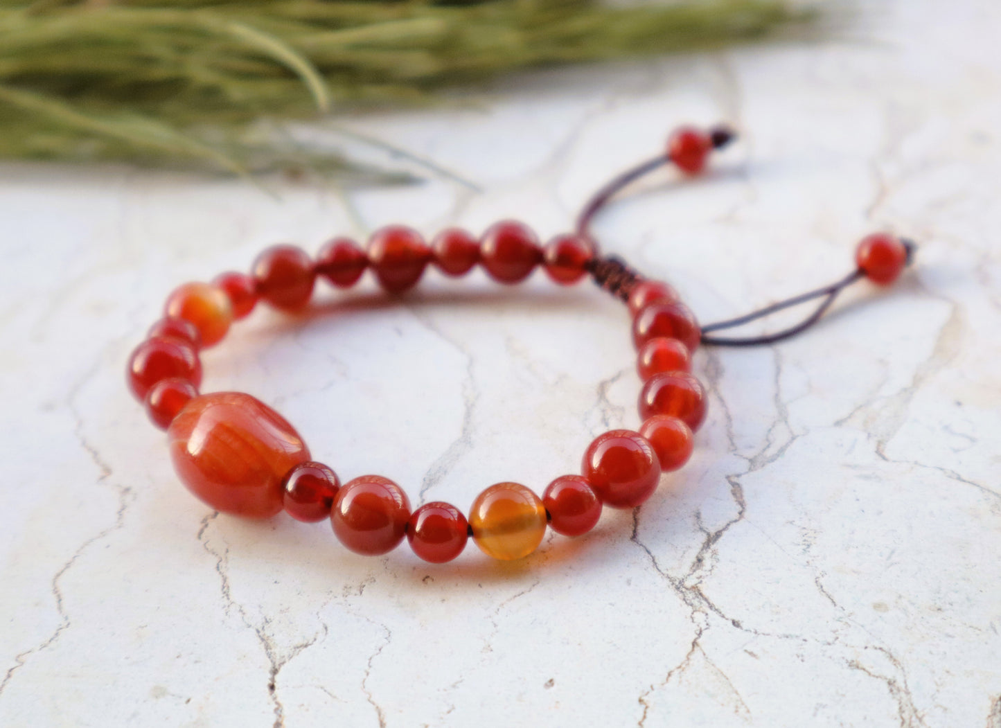 Carnelian/Agate Pain Relief & Digestion Improvement Bracelets