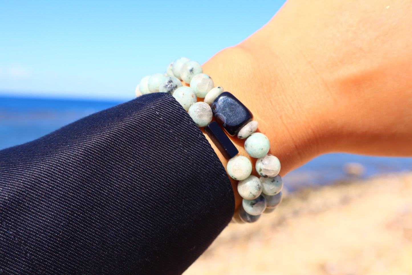 Moonstone & Black Onyx Ultra Femininity Bracelet