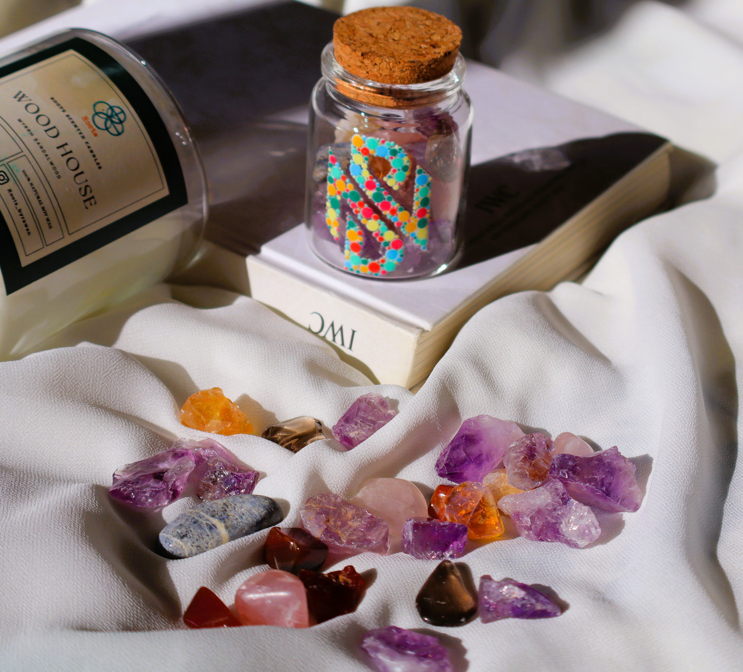 High Vibes Home & Office Gemstone Jar Mix