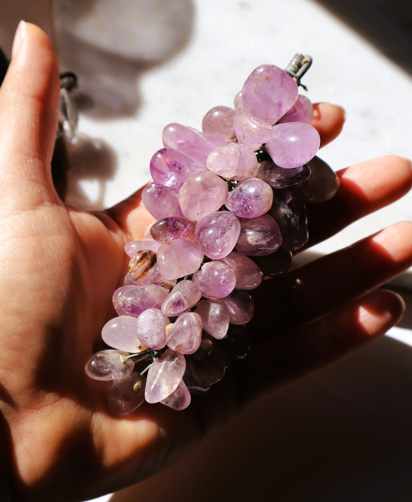 Crystal Grape Bunches Home/Office Decor For A Positive Location