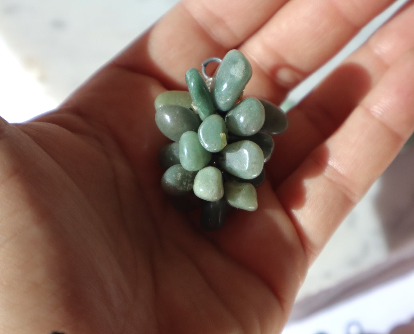 Vintage Mini Crystal Grapes Bunch For Positive Environment