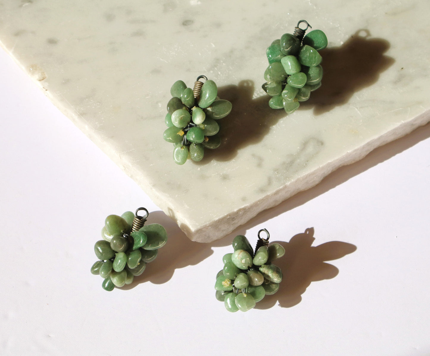 Vintage Mini Crystal Grapes Bunch For Positive Environment