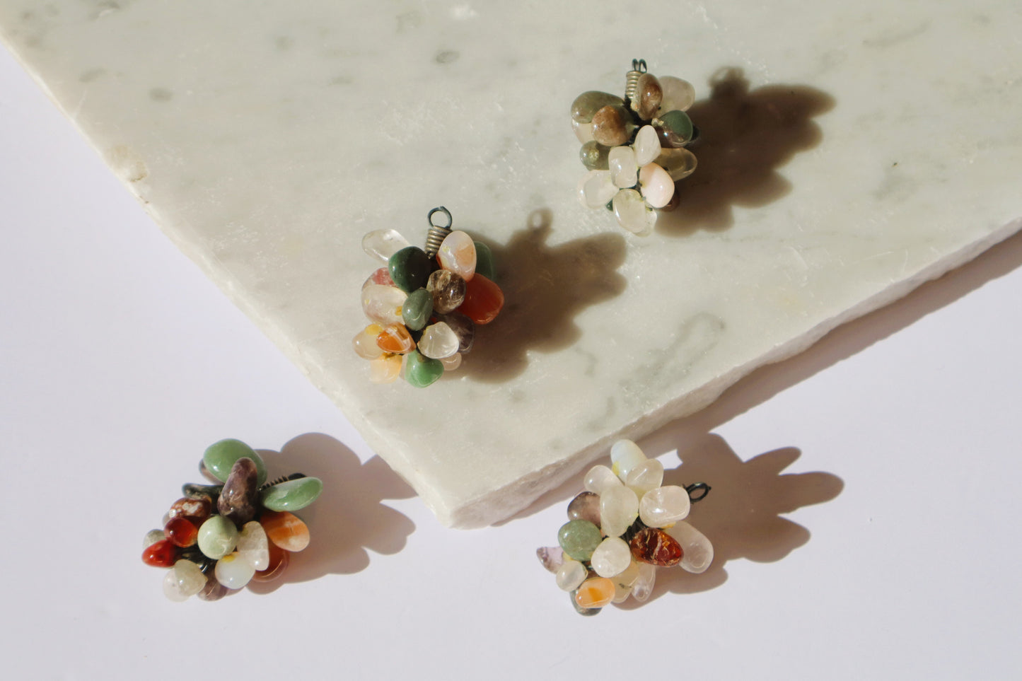 Vintage Mini Crystal Grapes Bunch For Positive Environment