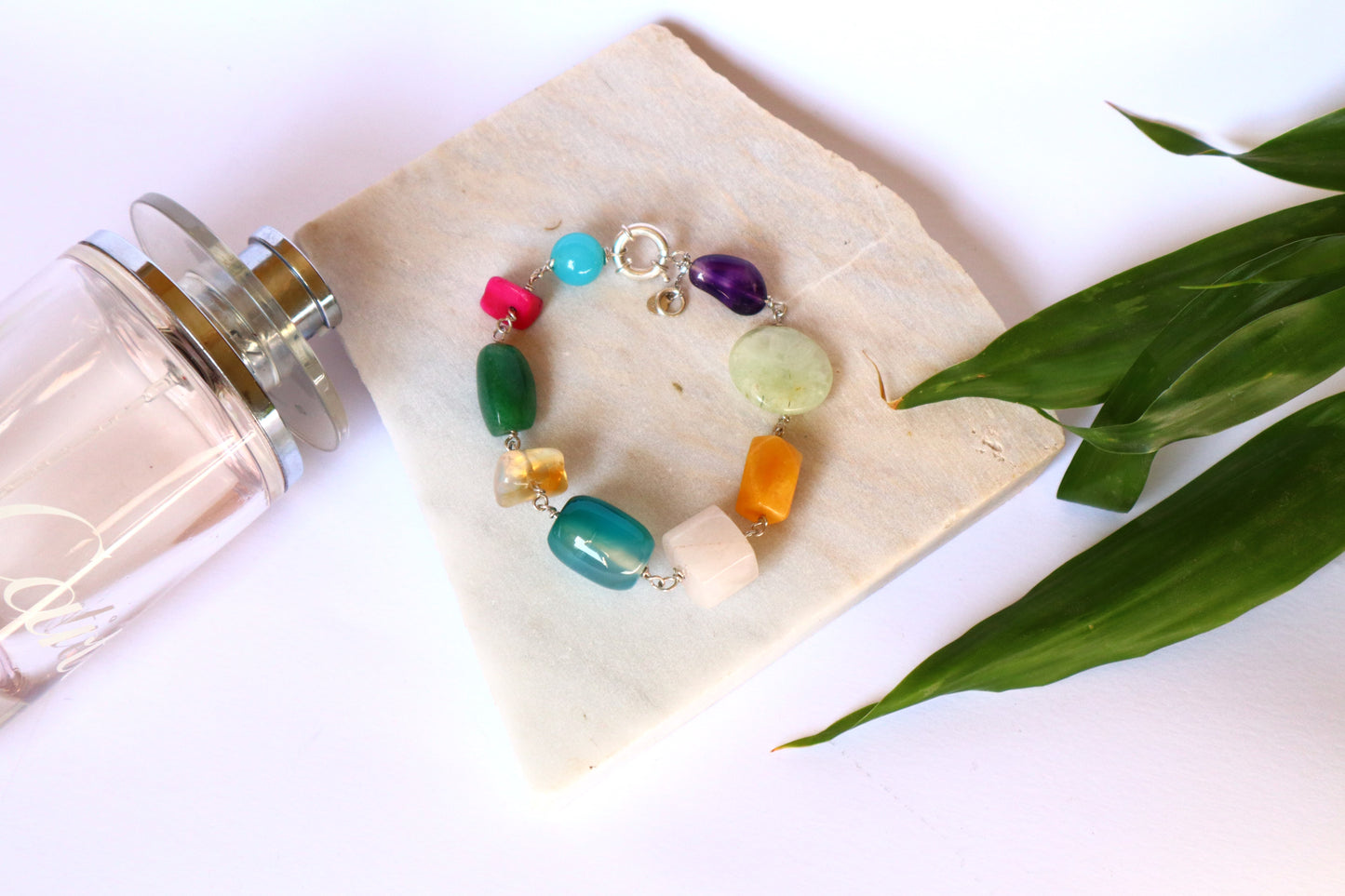One of a Kind Multi-Gemstones Bomb of Benefits Bracelets
