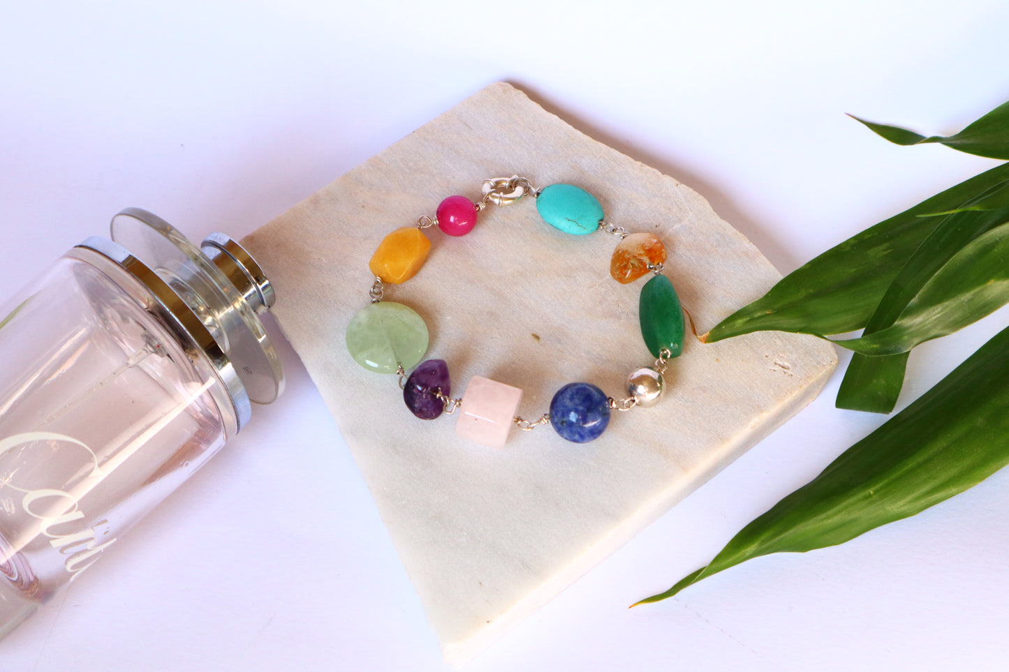 One of a Kind Multi-Gemstones Bomb of Benefits Bracelets