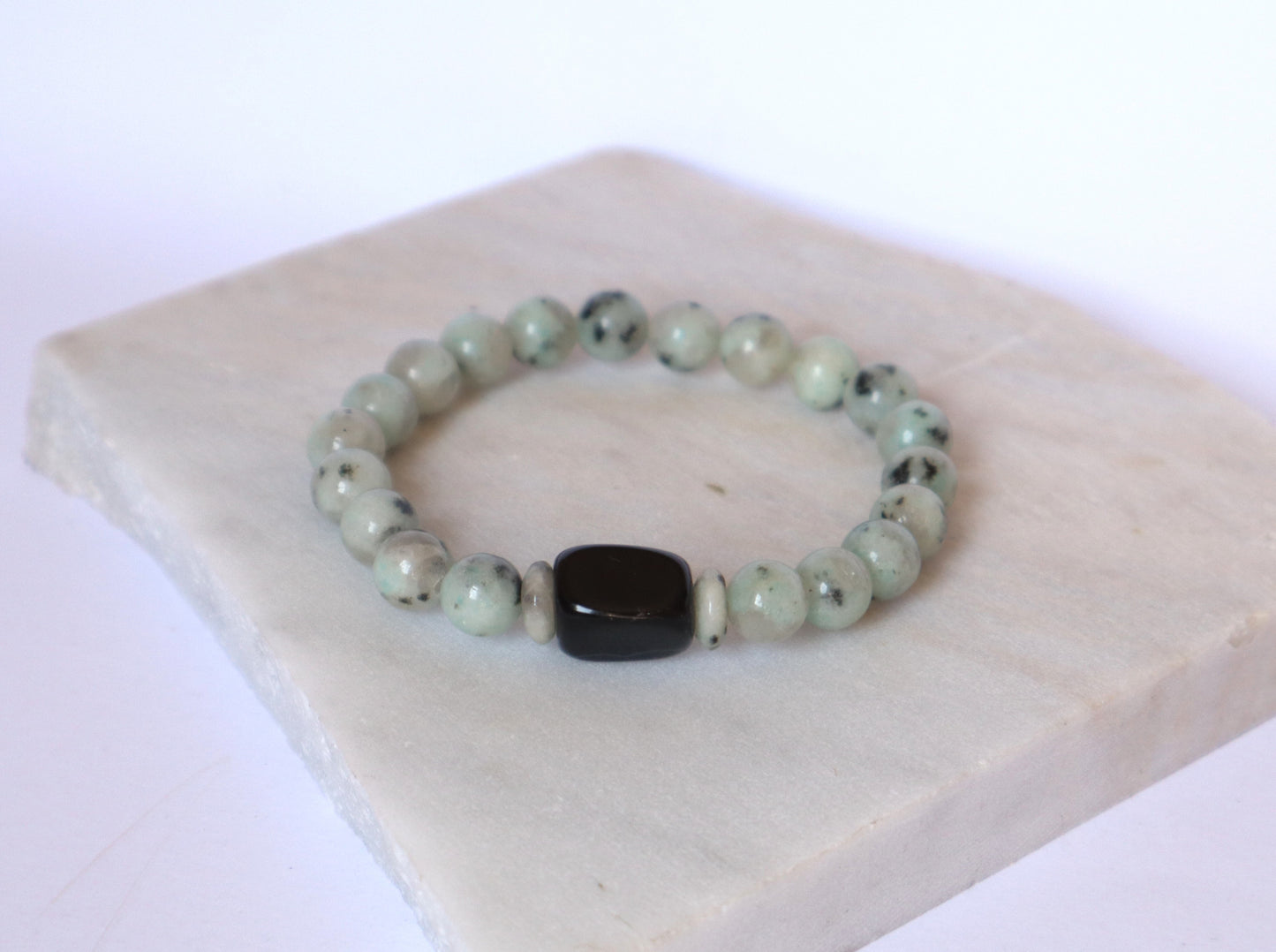 Moonstone & Black Onyx Ultra Femininity Bracelet