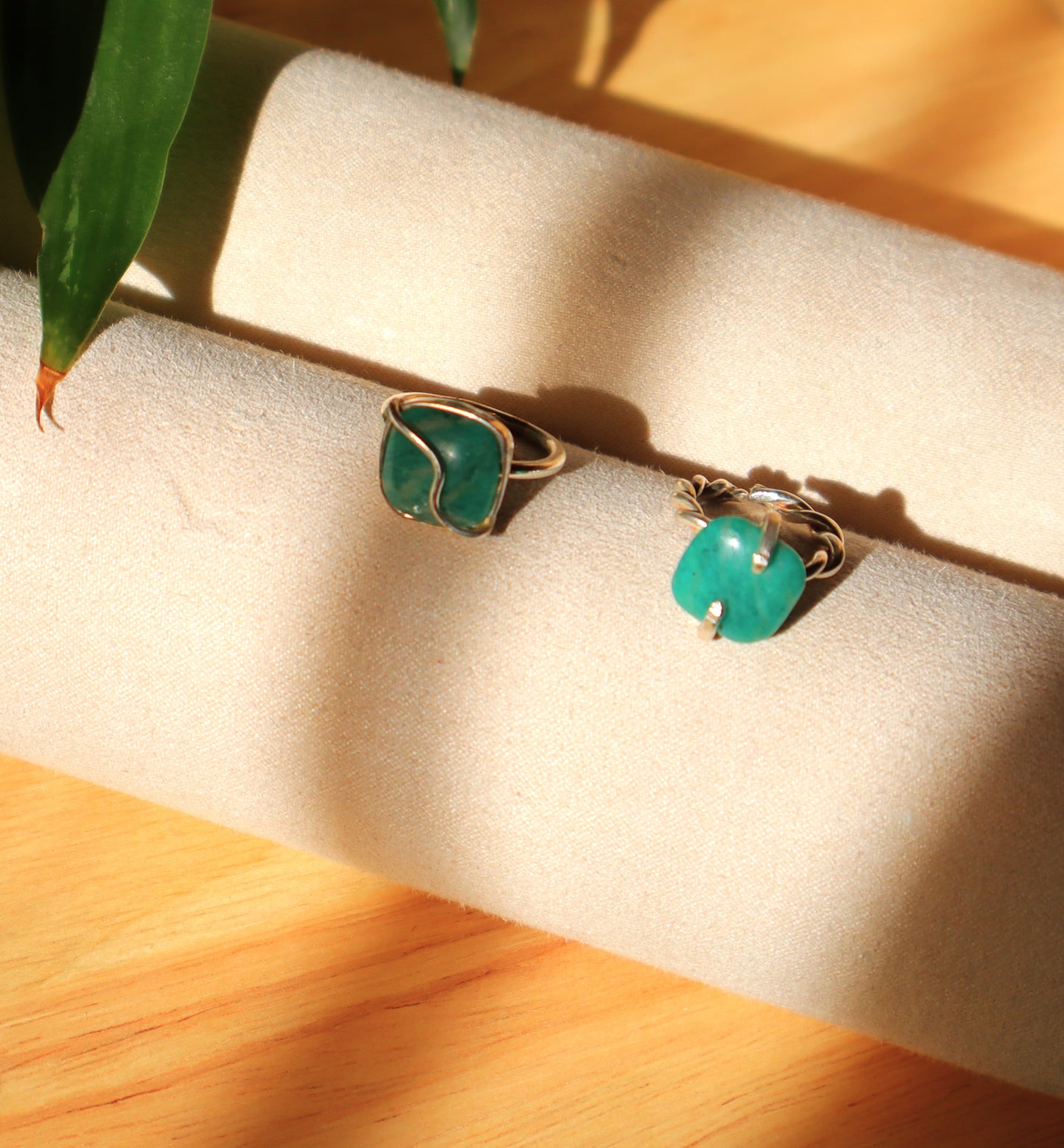 925 Sterling Silver Ring with Amazonite Tranquility Stone