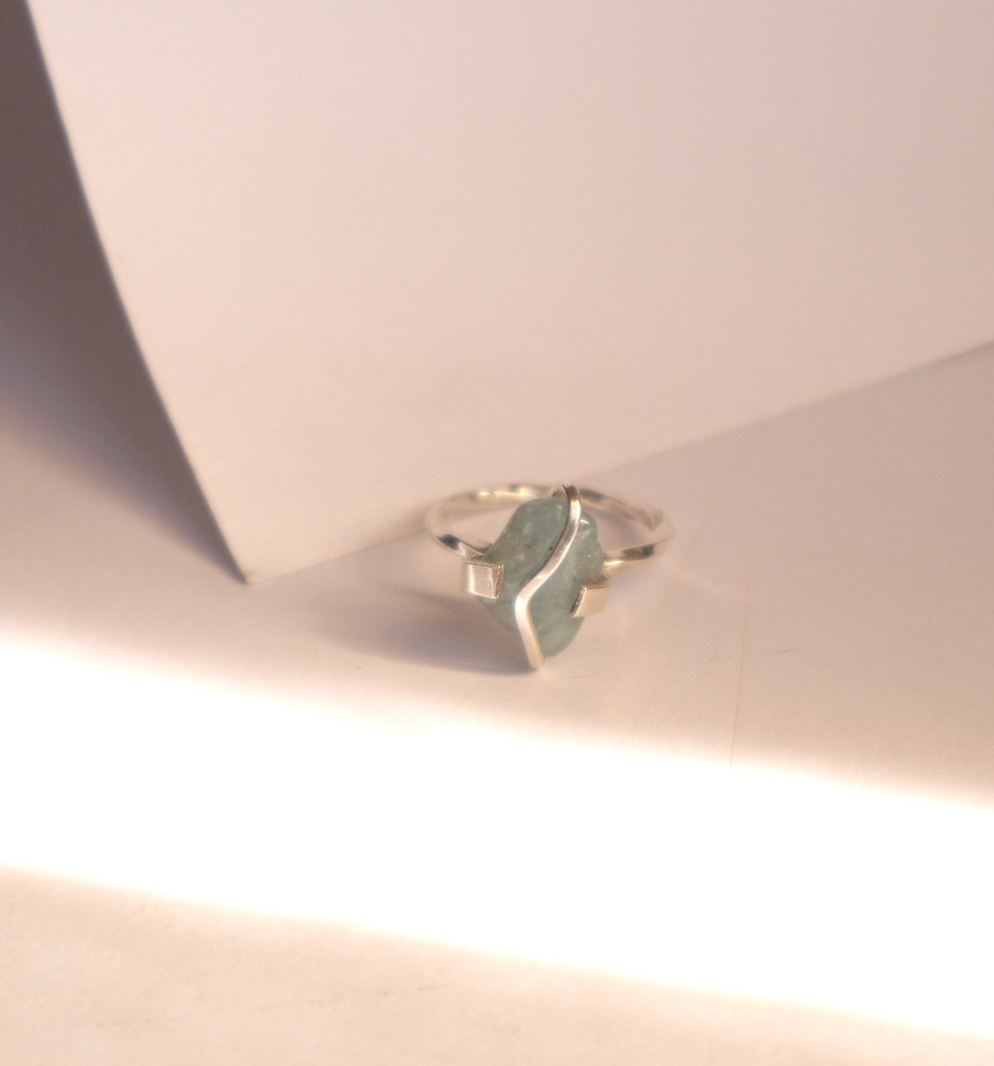 Aquamarine & Sterling Silver Tranquility Rings