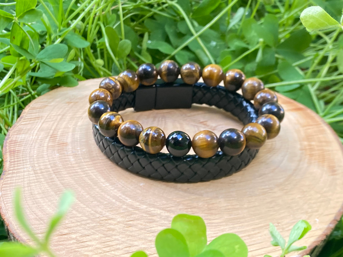 Tiger’s Eye & Black Onyx Courage & Positivity Bracelet