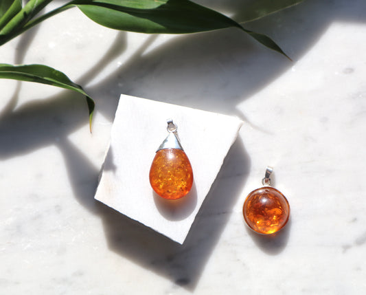 Amber Pain Relief & Negativity Absorbtion Pendant