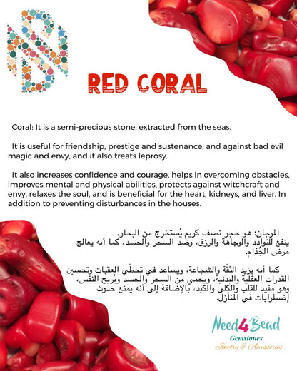 Red Coral & Black Obsidian Confidence, Courage, & Emotions Stability Bracelet