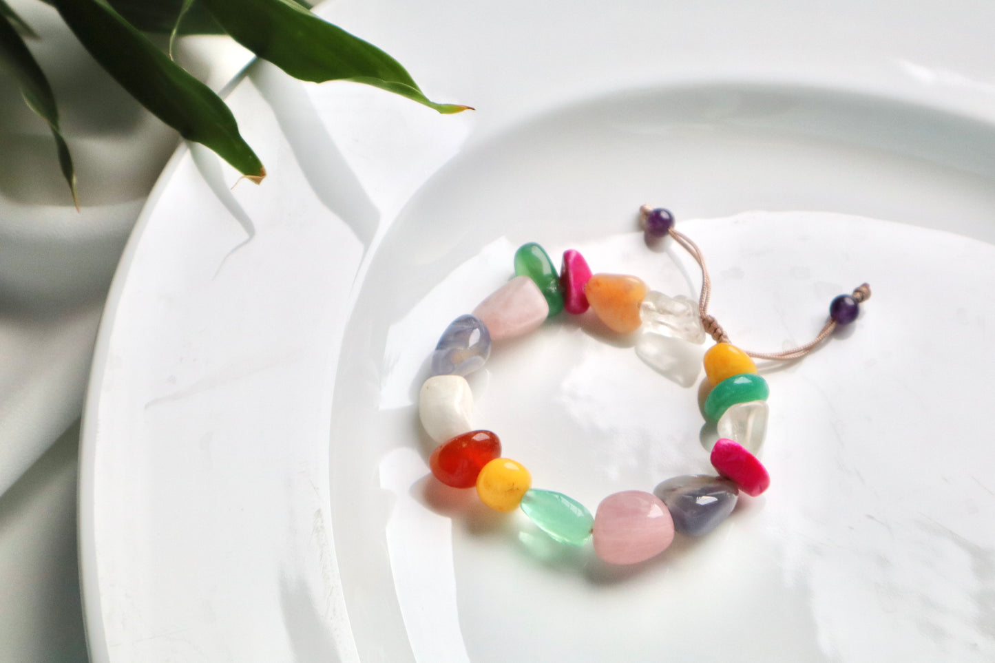 Colorful Multi-Gemstones Bracelets