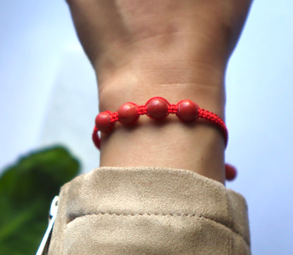 Red Coral Super Power Bracelets