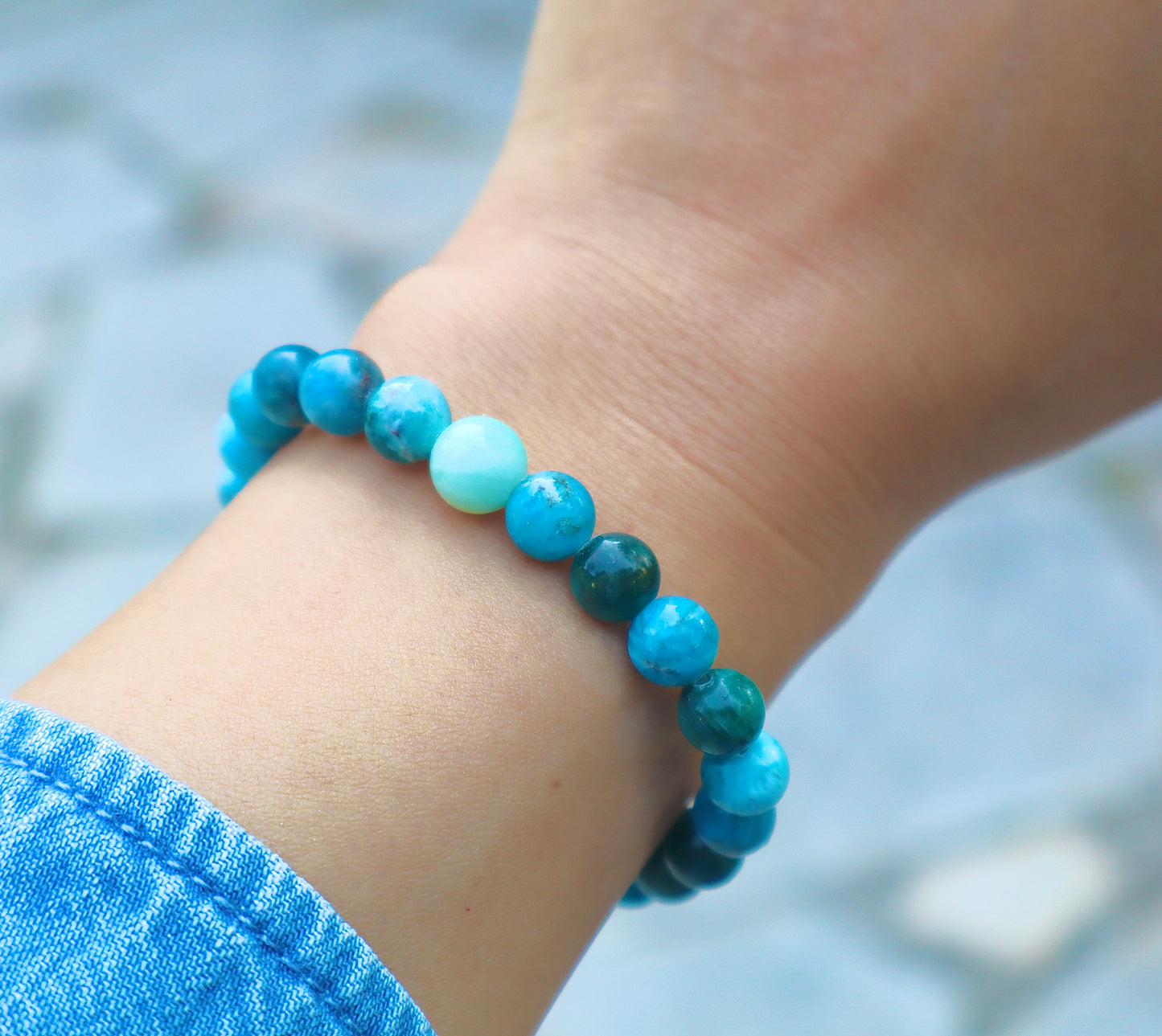 Apatite & Amazonite Energy & Self-Confidence Bracelets