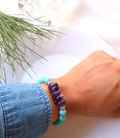 أساور فيروزية مختلطة