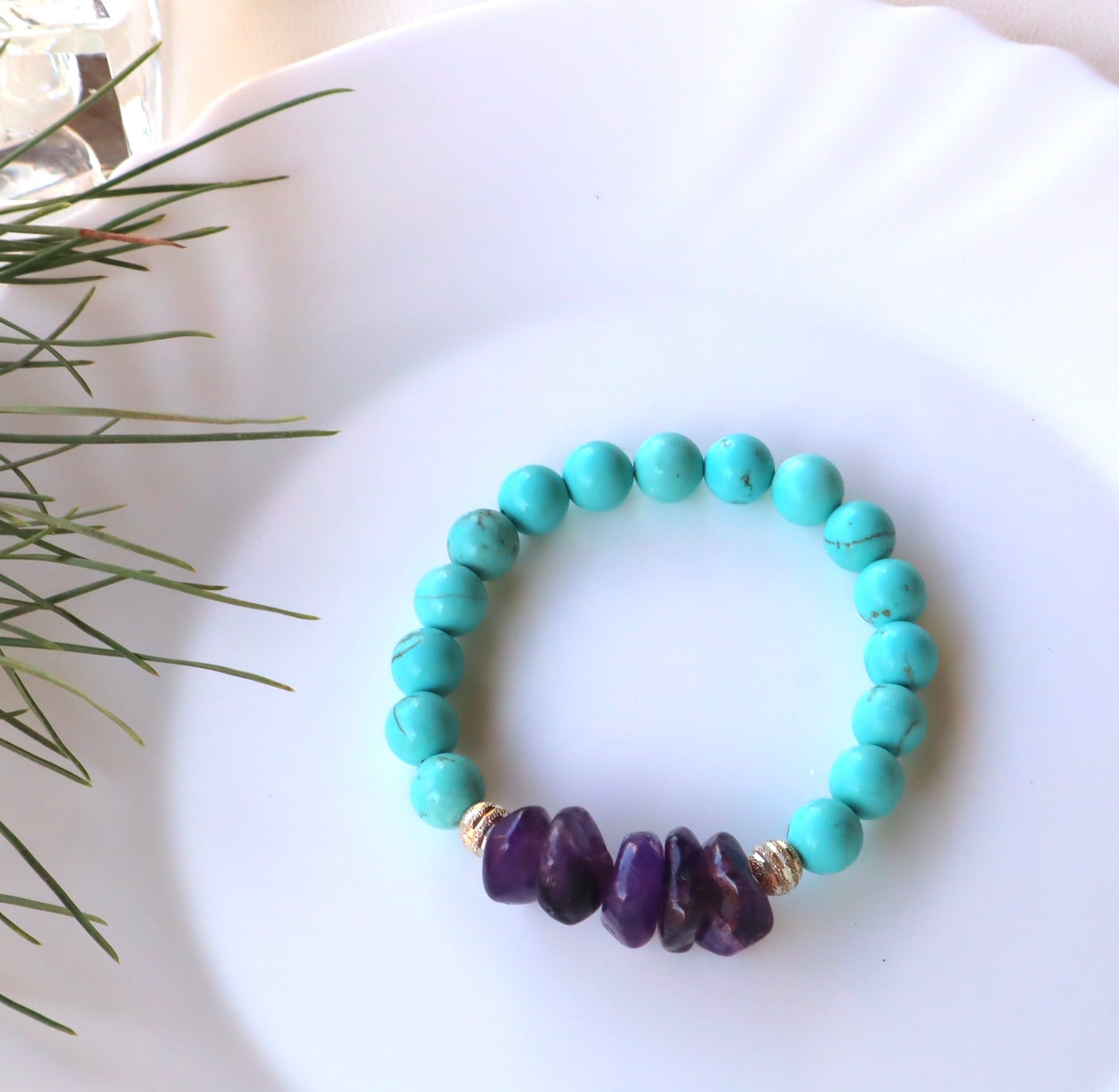 أساور فيروزية مختلطة