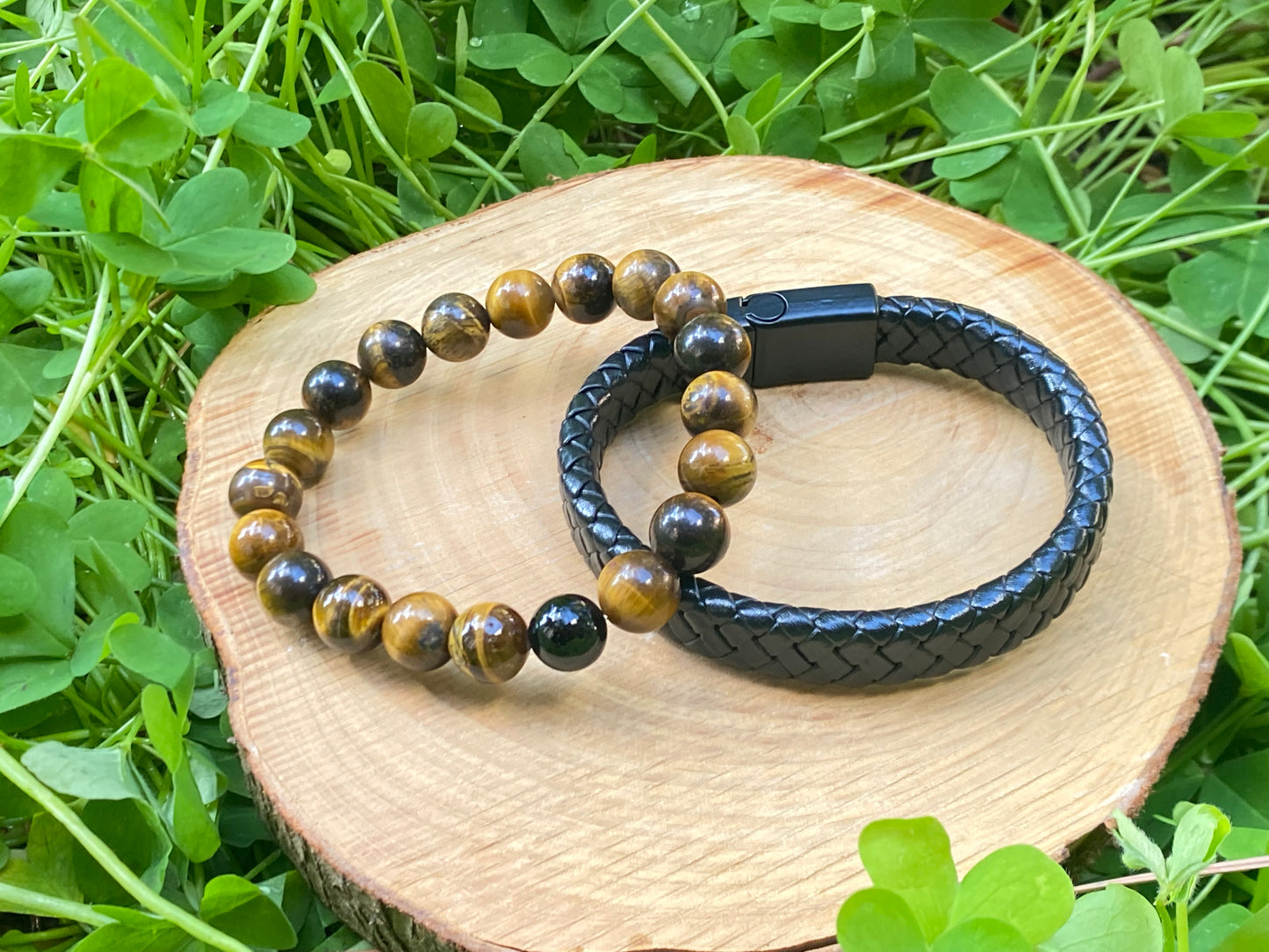 Tiger’s Eye & Black Onyx Courage & Positivity Bracelet