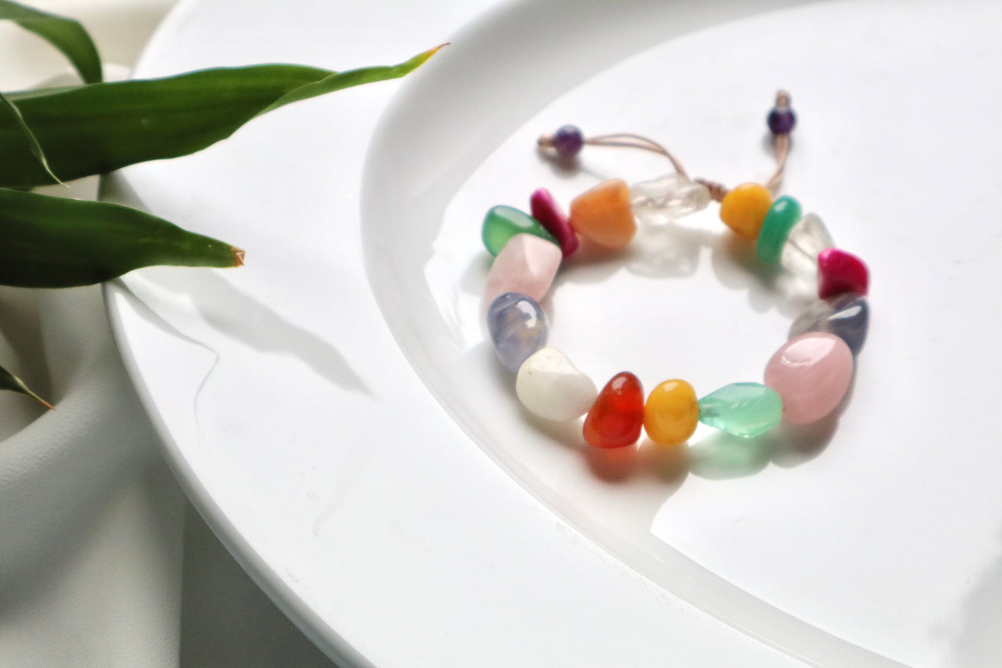 Colorful Multi-Gemstones Bracelets