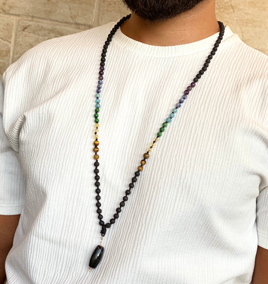 Seven Chakras Healing & Balancing Necklace