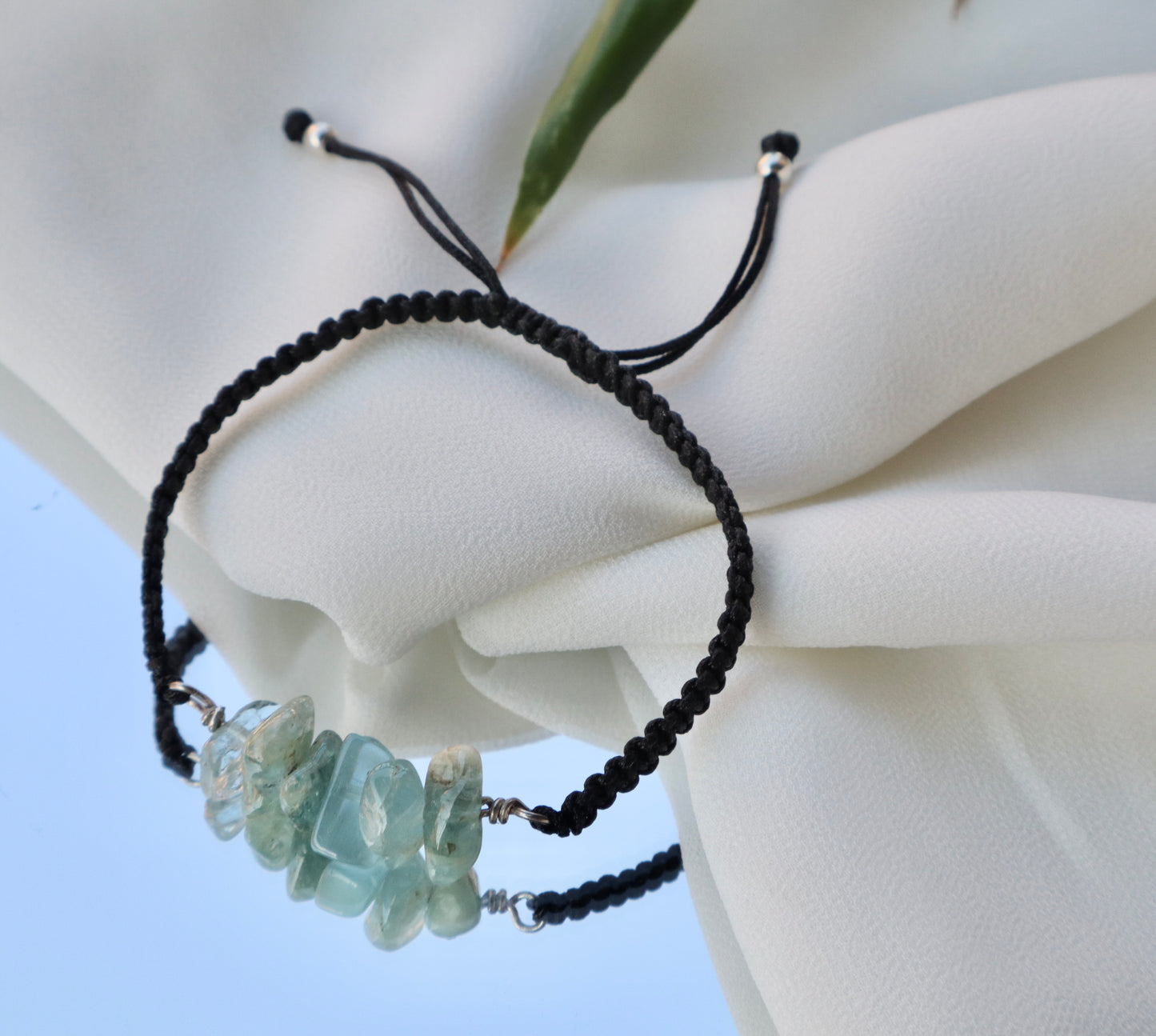 Aquamarine & Blue- Lace Agate Serenity & Harmony Bracelets