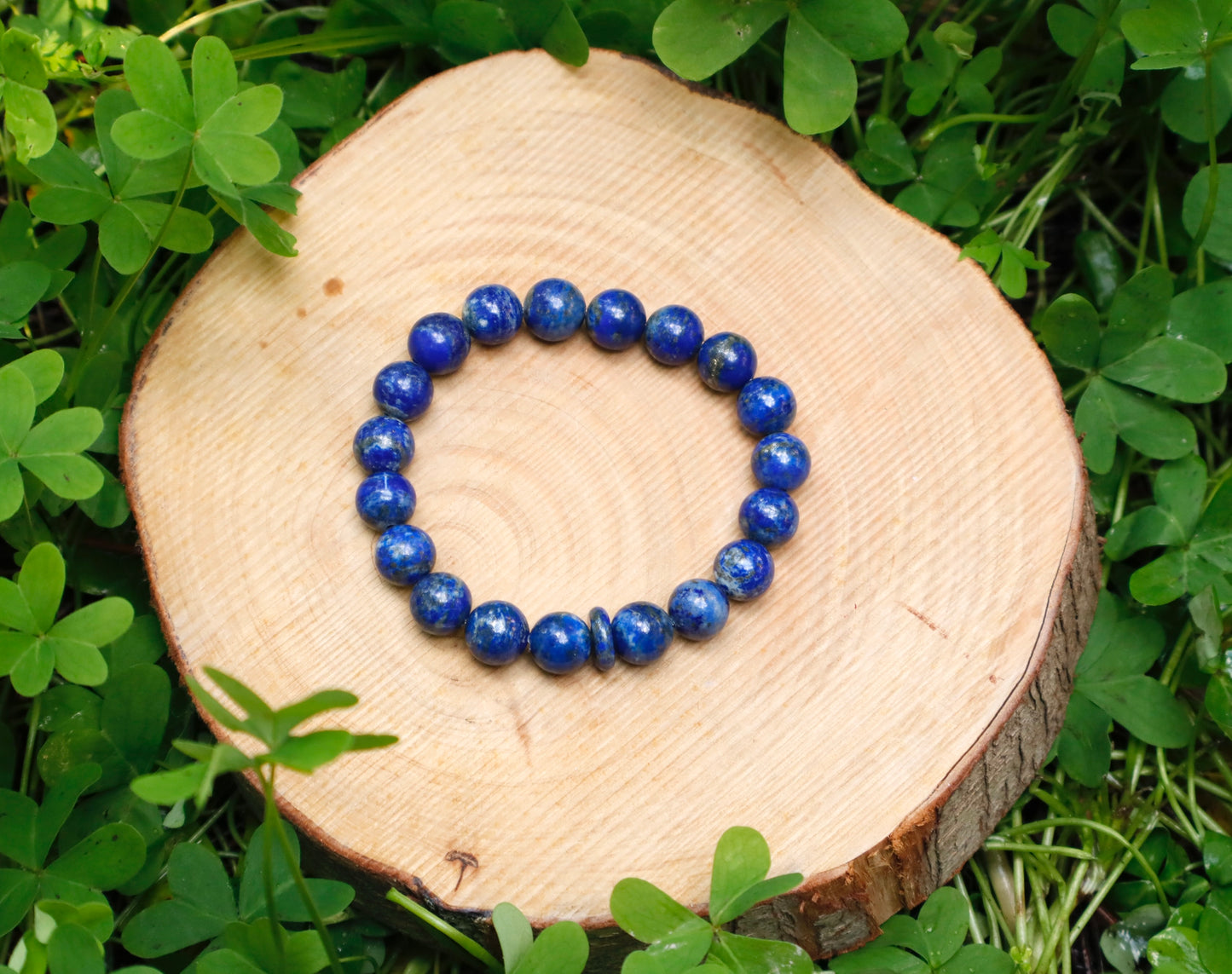 Malachite, Lapis Lazuli, & Sodalite Stacked Set of Bracelets