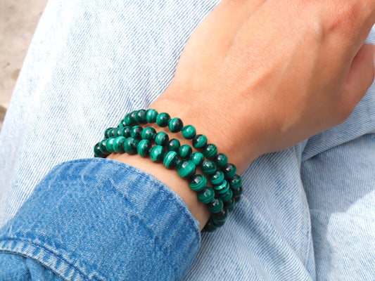 Malachite Bracelet – Stone of Transformation & Protection
