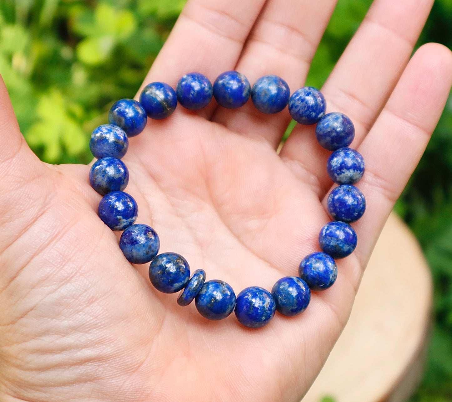 Malachite, Lapis Lazuli, & Sodalite Stacked Set of Bracelets