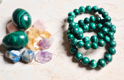 Malachite Stone of Transformation & Protection Bracelets