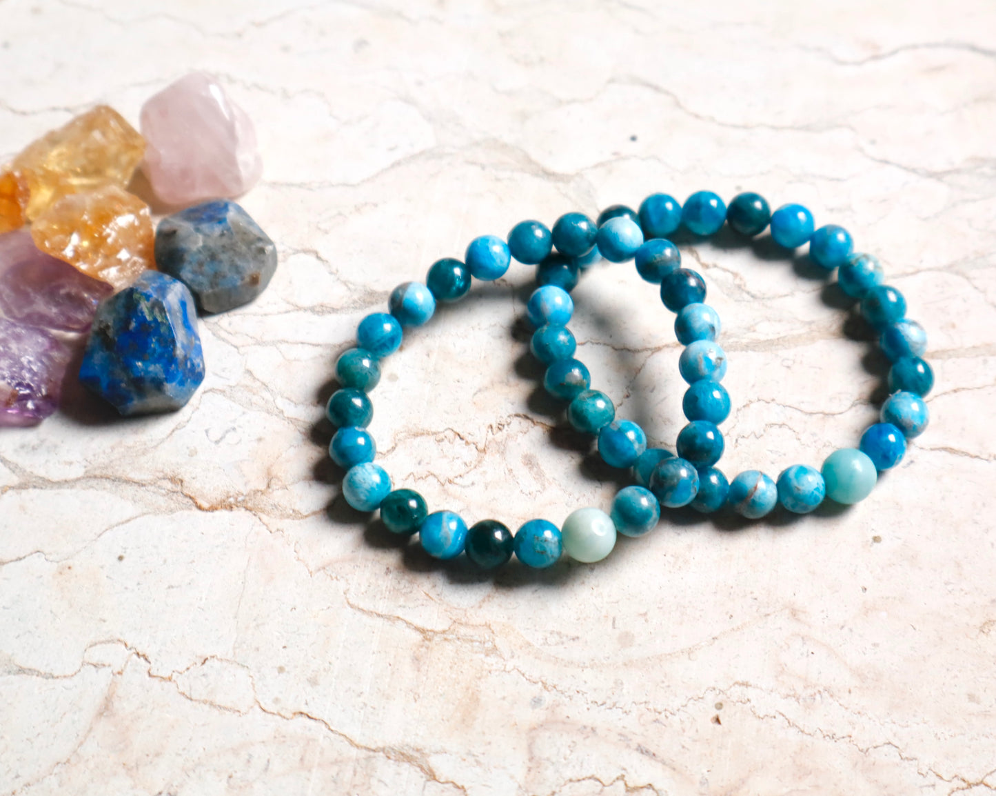 Apatite & Amazonite Energy & Self-Confidence Bracelets