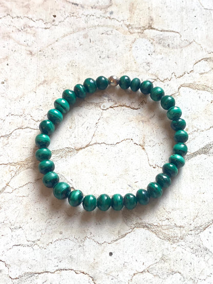 Malachite Bracelet – Stone of Transformation & Protection