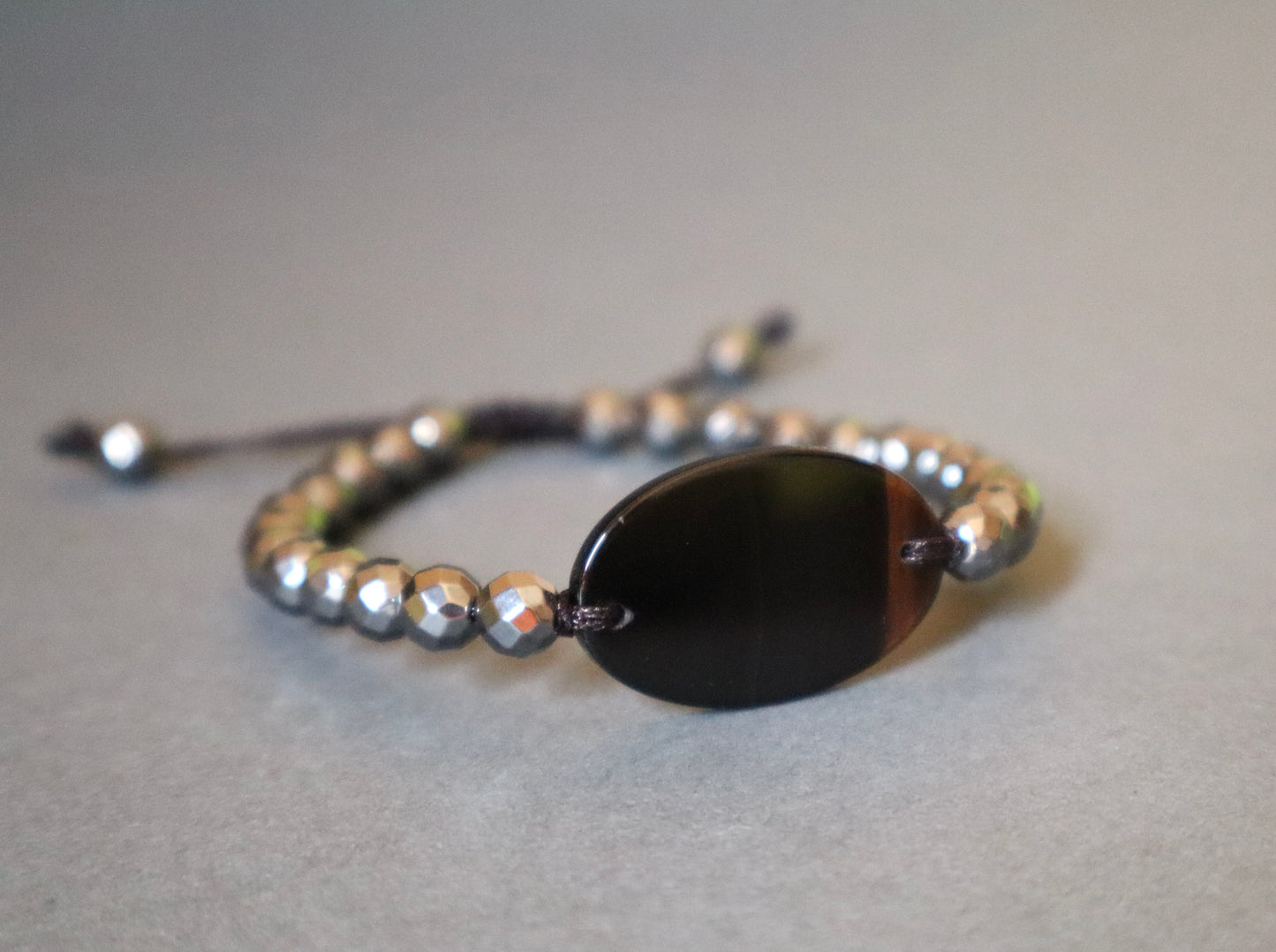 Hematite & Black Onyx Physical Strength Bracelets