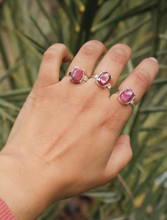 Ruby Strength, Love, & Passion 925 Sterling Silver Ring