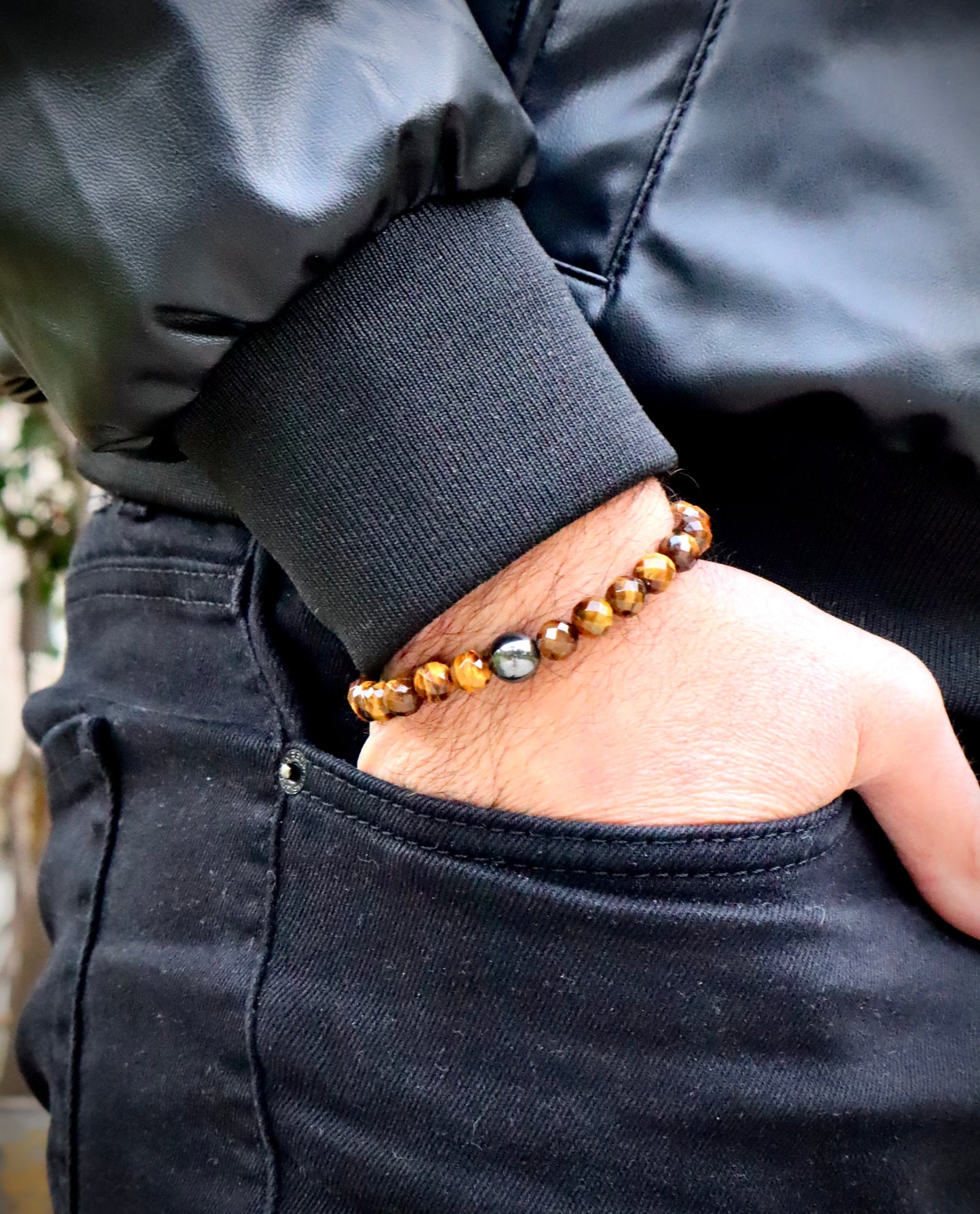 Tiger’s Eye & Hematite Power & Pain Relief Bracelet