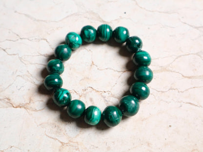 Malachite Stone of Transformation & Protection Bracelets