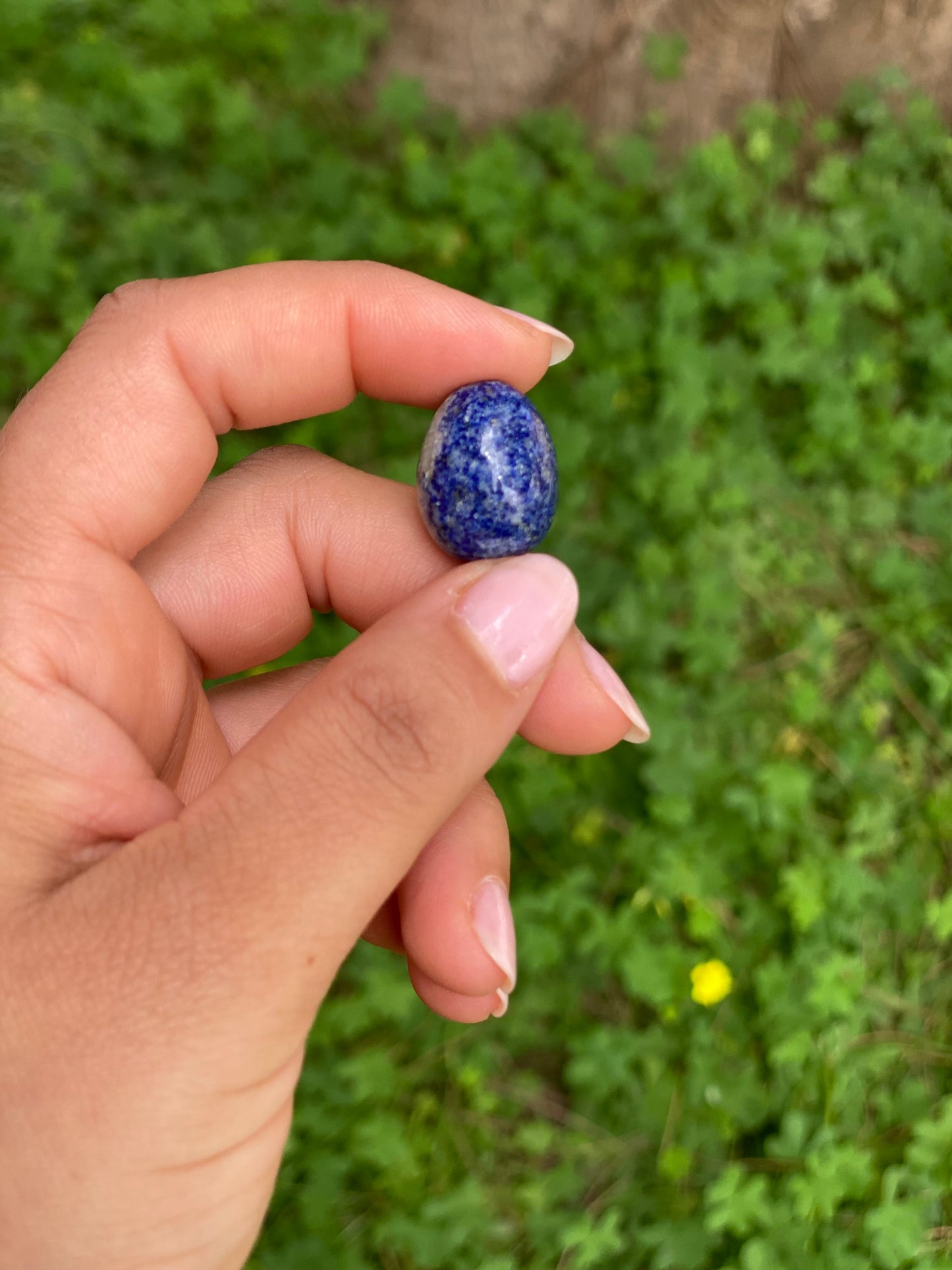Lapiz Lazuli Home Decor, Office, MeditationOr Personal Use Egg-Shaped Stones