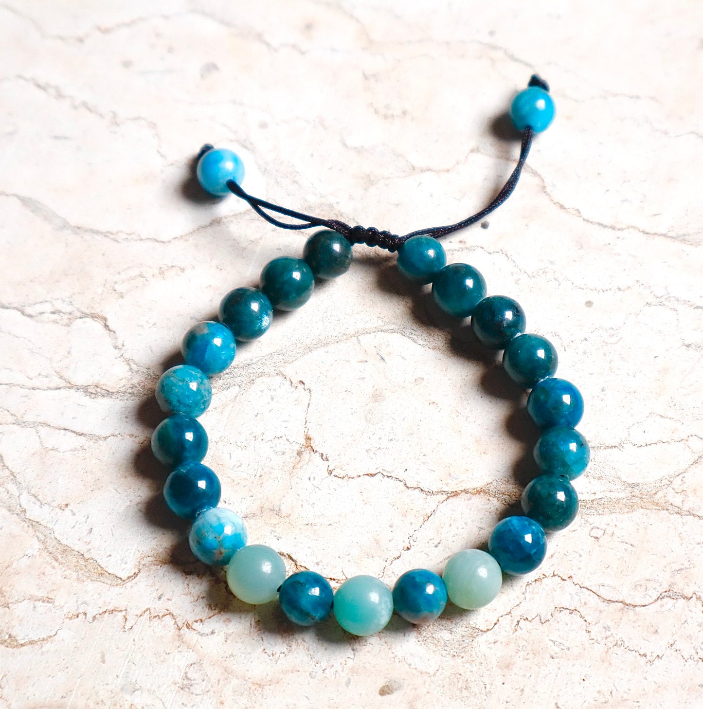 Apatite & Amazonite Energy & Self-Confidence Bracelets