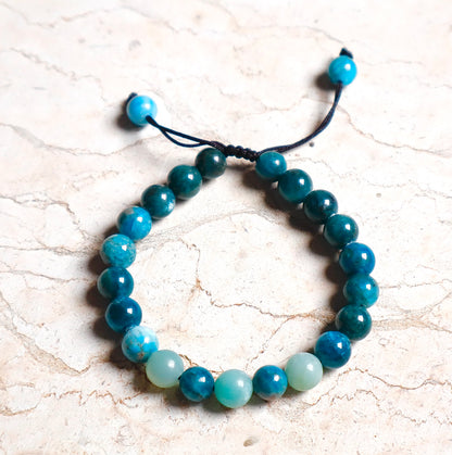Apatite & Amazonite Energy & Self-Confidence Bracelets